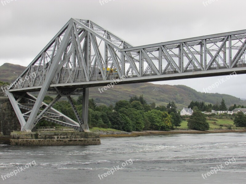 Scotland Connel Bridge Iron Bridge West Coast Steel Bridge