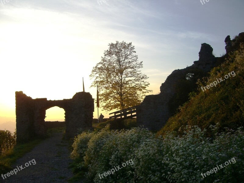 Oberkirch Ortenau Schauenburg Evening Light Free Photos