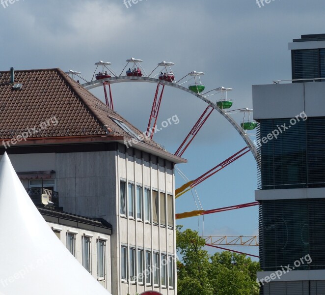 Ferris Wheel Festival By Looking Hessian Year Market