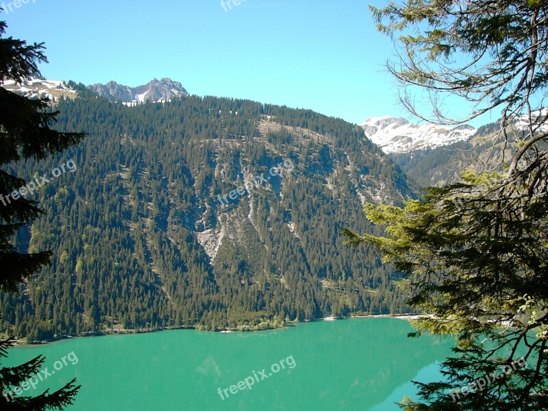 Haldensee Water Green Blue Tannheim