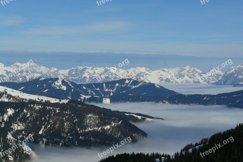 Alpine Mountains Snow Alpine Panorama Mountain