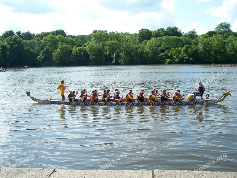 Rowboat Water Water Sports Rowing Boat Rowing