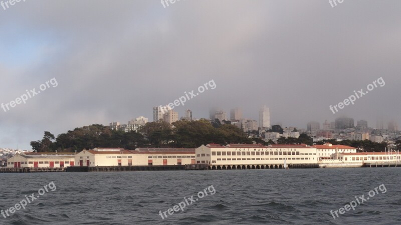 San Francisco Cityscape California Urban Houses