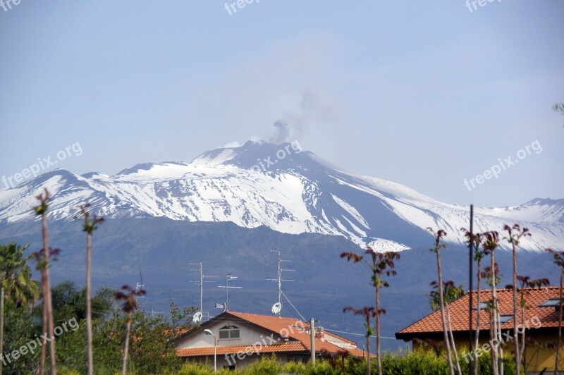 Etna Sicily Summit Free Photos