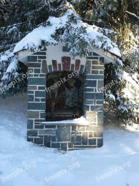 Small Chapel Sanctuary Resting Place Place Of Pilgrimage Rest