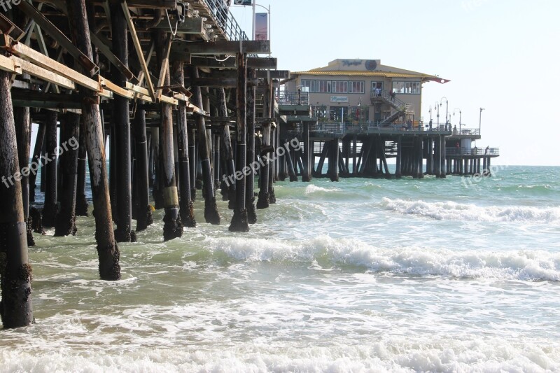 Usa Santa Monica Beach Beach Santa Monica Venice Beach