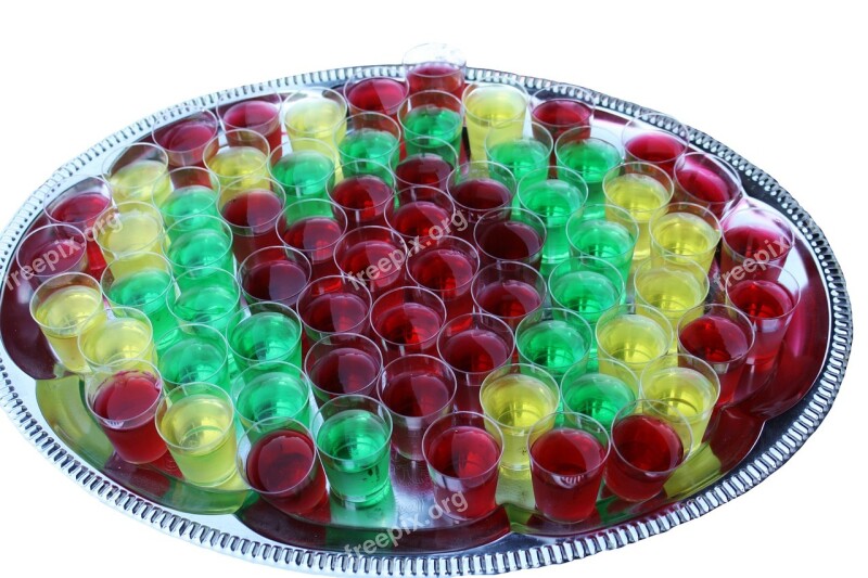 Jitters Glasses Tray Brandy Colorful