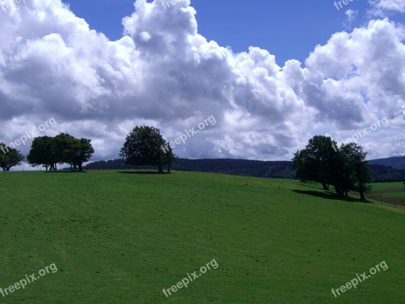 Weather Book Schauinsland Black Forest Clouds Free Photos