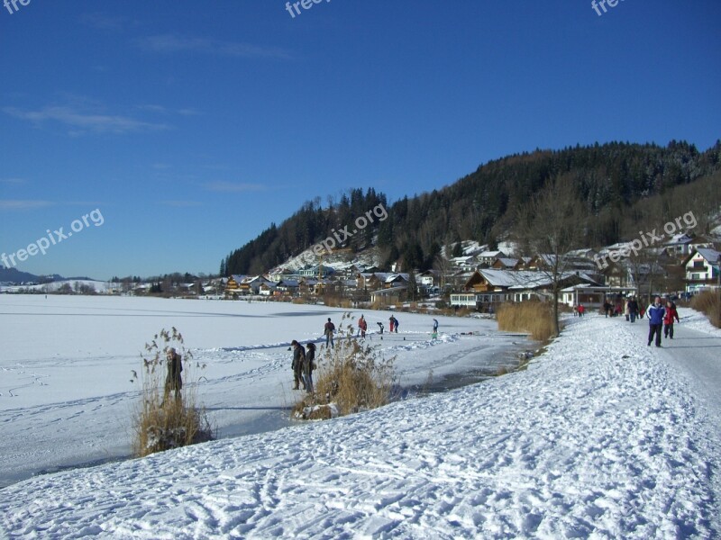 Hop On The Lake Lake Allgäu Winter Skate