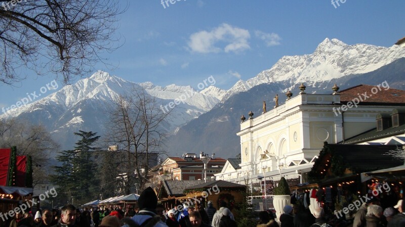 Meran Mountain Views Alpine Free Photos