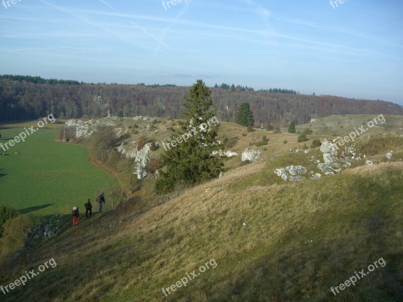 Eselsburg Valley Brenz Nature Hiking Free Photos