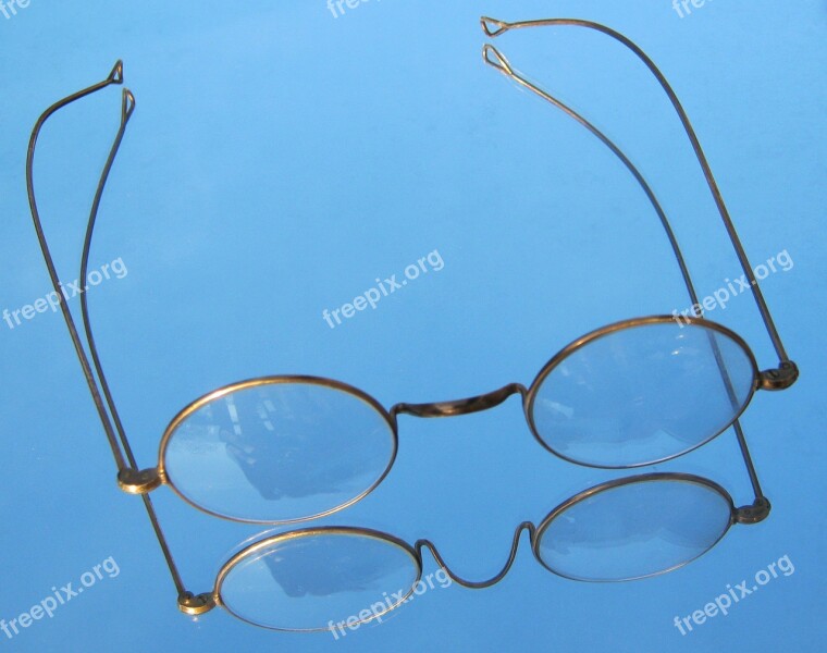 Reading Glasses Glasses Old Round Learn