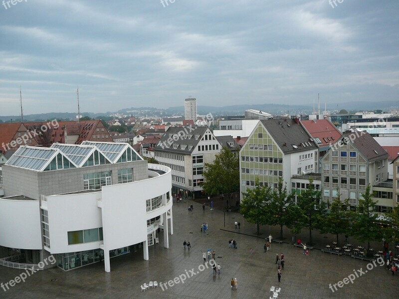 Ulm Richard Meier Construction Cathedral Square Town Home Cloudiness