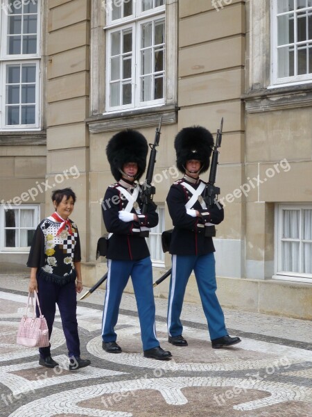 Copenhagen Guards Uniforms Parade Free Photos