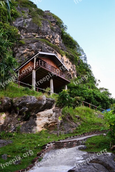 Laut Lampuuk Aceh Landscape Hill Sky