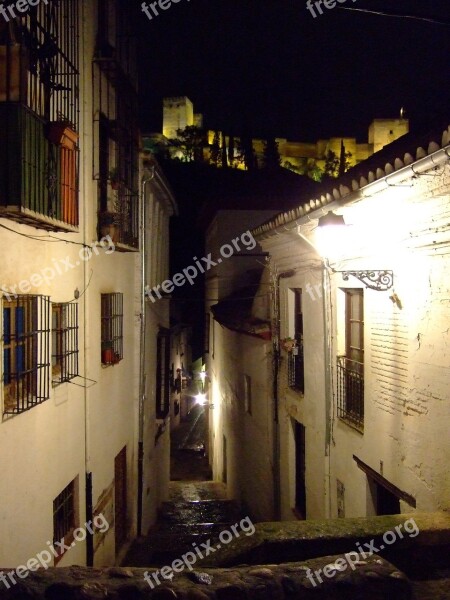 Granada Alhambra Albaycin Andalusia Spain