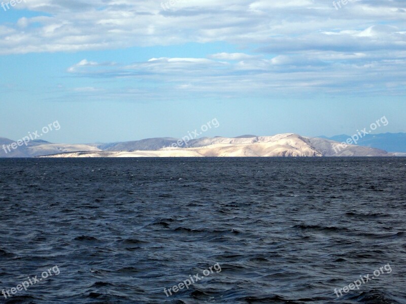 Sea Island Adriatic Sea Island Of Rab Croatia