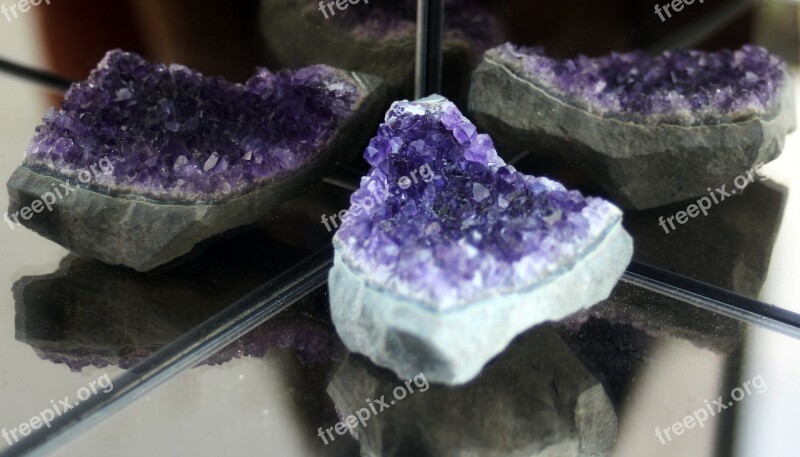 Amethyst Blue Gem Minerals Hell