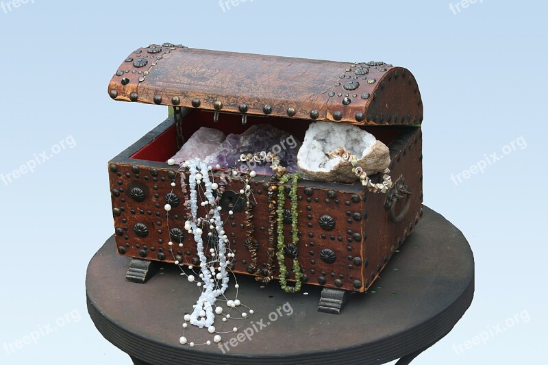 Treasure Chest Chest Gems Box Open