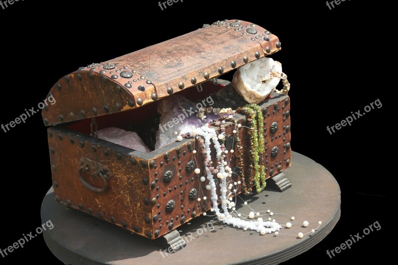 Treasure Gems Box Treasure Chest Decoration