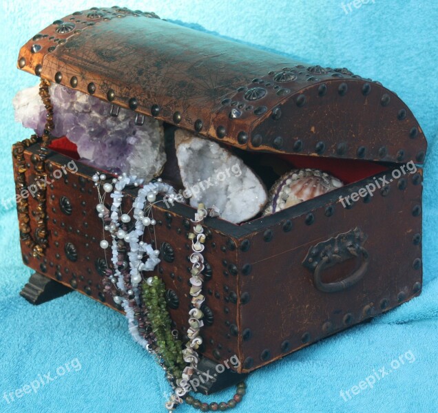 Treasure Gems Box Treasure Chest Decoration