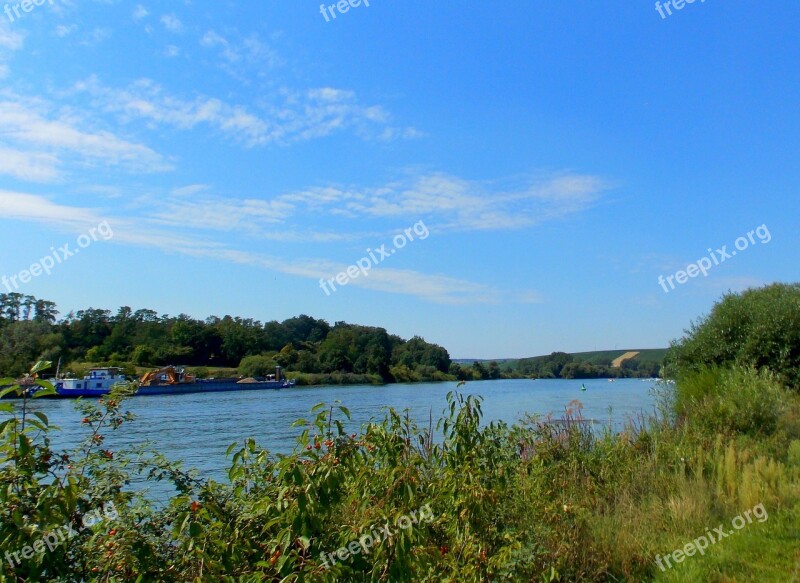 River Main River Landscape Riverside Bank