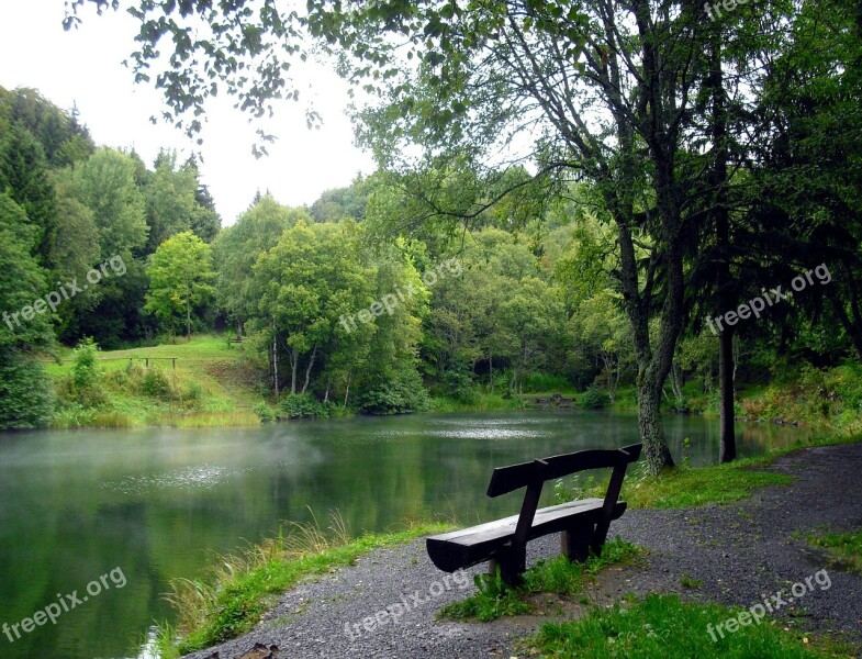 Nature Lake Bank Hochrhoen Rhön