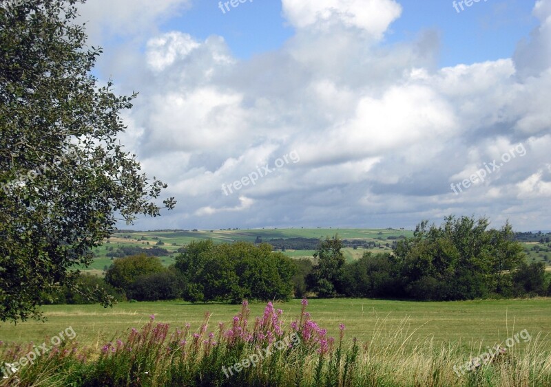 Nature Landscape Hochrhoen Rhön Sky