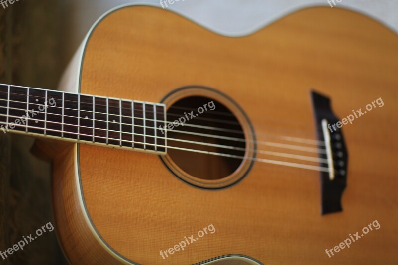 Guitar Acoustic Guitar Instrument Music Wood