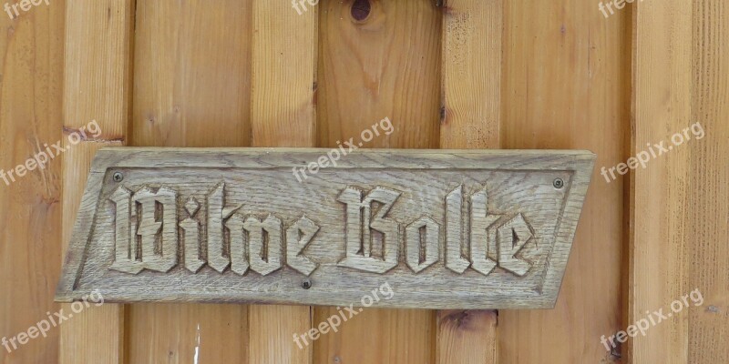 Wooden Sign Fairy Tales Widow Bolte Free Photos