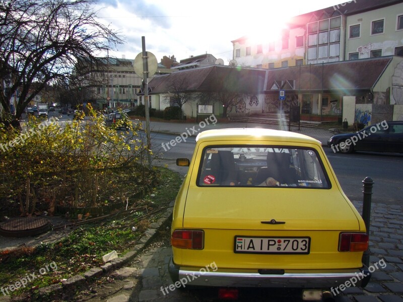 Car Retro Old City Esztergom