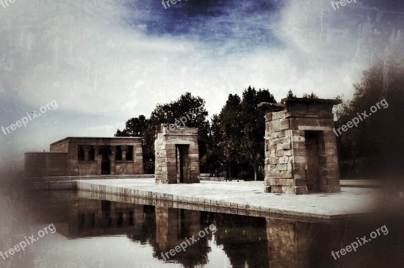 Temple Of Debod Completo De Debod Temple Madrid Free Photos