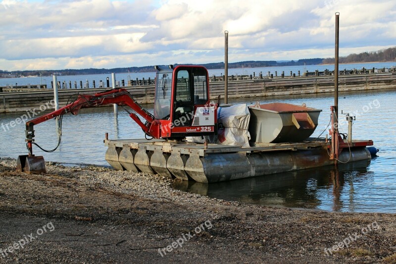 Excavators Site Water Dredgers Water Construction Vehicle