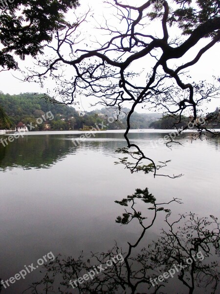 Kandy Lake Lake Kandy Sri Lanka Mawanella