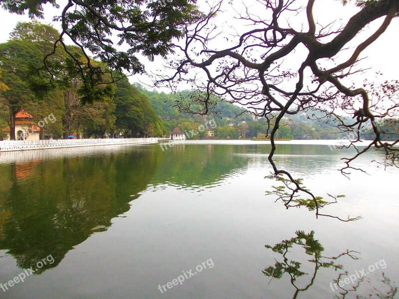 Kandy Lake Lake Kandy Sri Lanka Mawanella