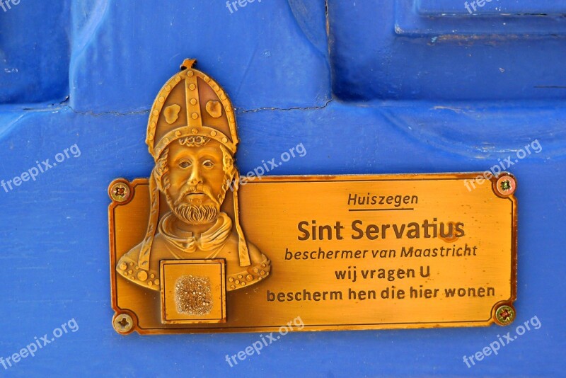 Shield Door Sign Patron Saint Holy Malta