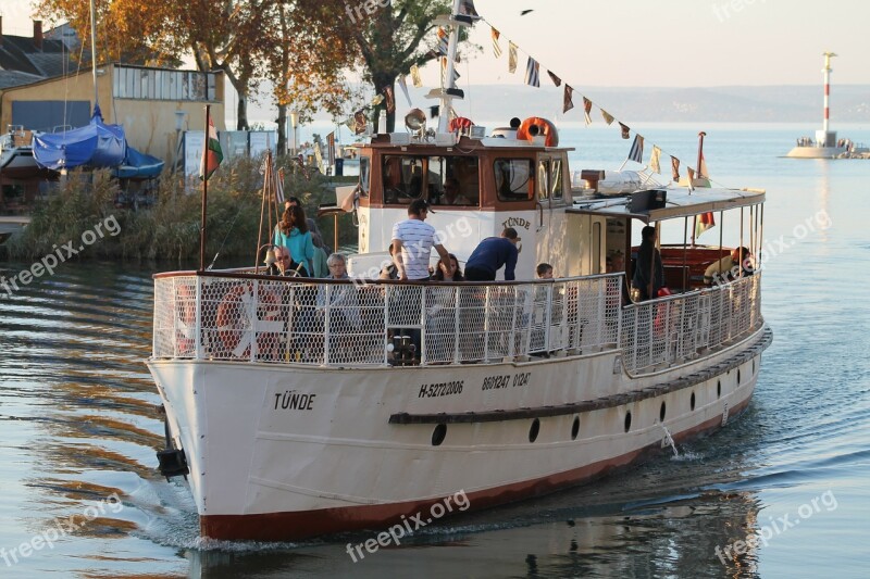 Shipping Excursion Lake Balaton Free Photos