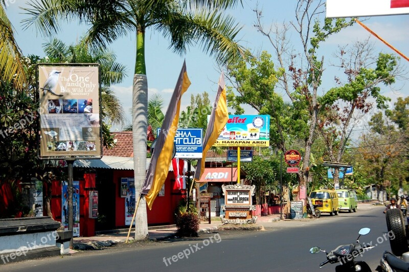 Street Bali Travel Shops Free Photos