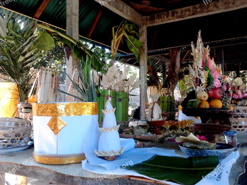 Bali Ceremony Gifts Free Photos