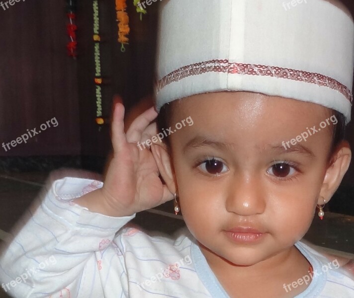 Child Cute Kid Traditional Indian Dress Infant