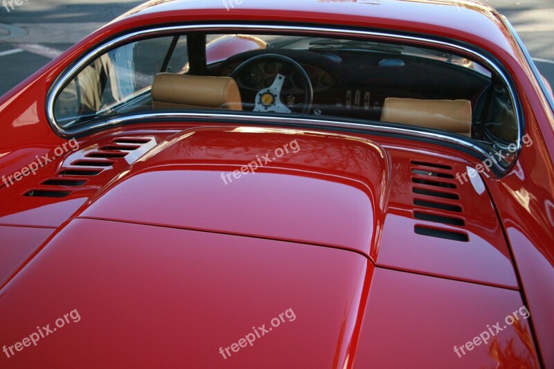 Dino Ferarri Classic Vintage Sports Car