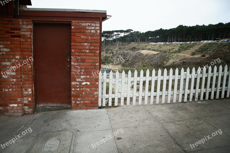 Crooked Fence Door Home Property