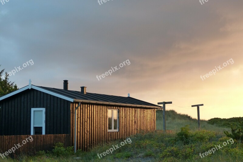 Holiday House Vacations Dusk Evening Sky Denmark