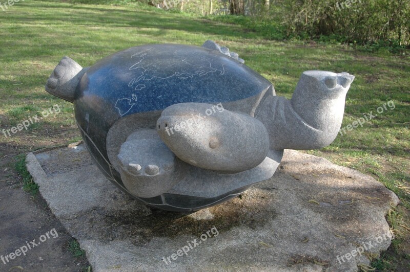 Chernobyl Monument Turtle Bamberg Free Photos