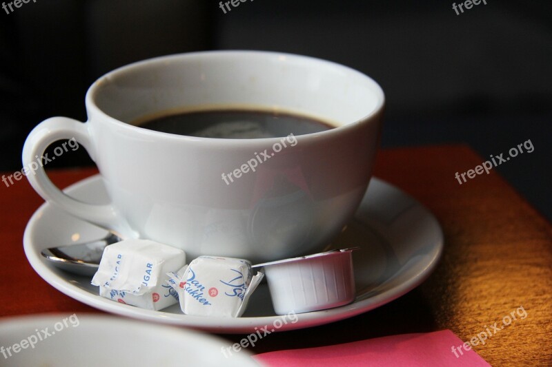 Coffee Cup Morning Sugar Milk