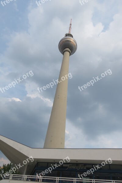 Torre De Televisión Berlin Germany Urbanos Torre