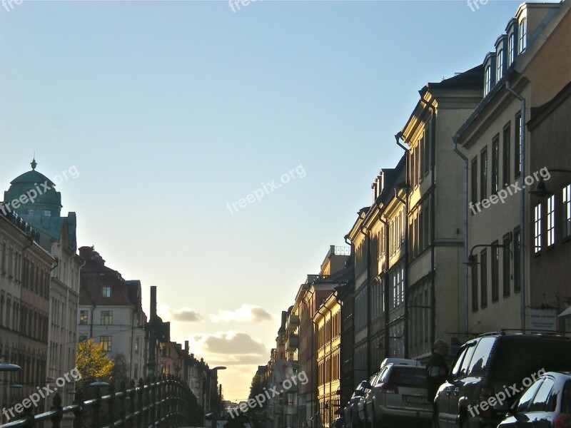 Facade Hornsgatan Stockholm City Södermalm