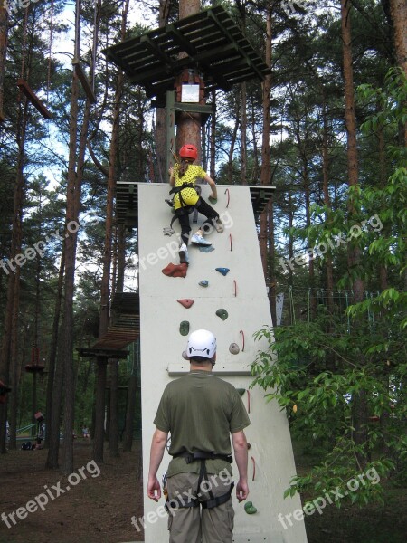 Climbing Rope Park Fun Relaxation Vacations