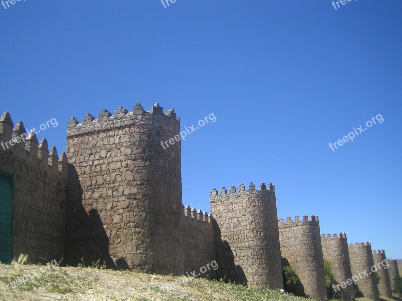 Avila Wall Walls Castle Free Photos