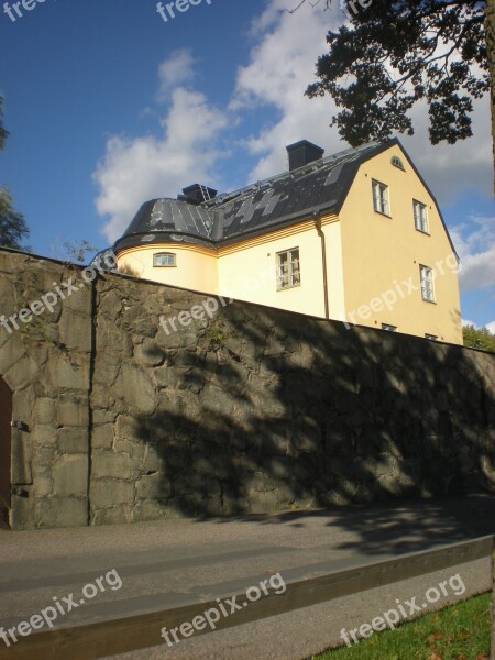 Prison Wall Långholmen Stockholm Free Photos